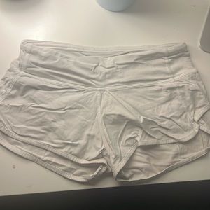 white lululemon speed ups 2.5 size 2